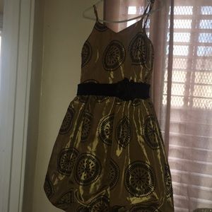 Size 14 bronze puffy dress
